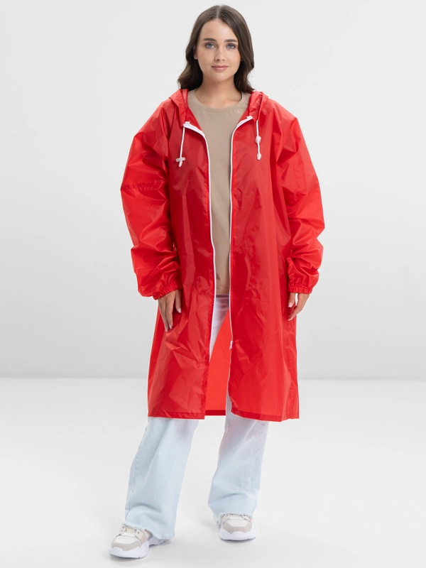 Дождевик мужской женский унисекс Rainman Zip, красный