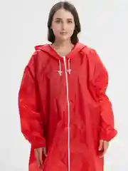 Красный дождевик мужской женский унисекс Rainman Zip, красный