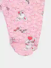 Коралловый меланж комбинезон-слип для новорожденного малыша, утепленный