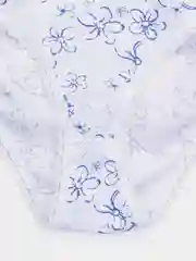 Трусы плавки детские, с кружевной оборкой, для девочки, 100% хлопок, кулирка