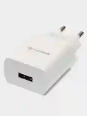 Белый сетевое зарядное устройство Borofone BA20A, с кабелем для iPhone и Android