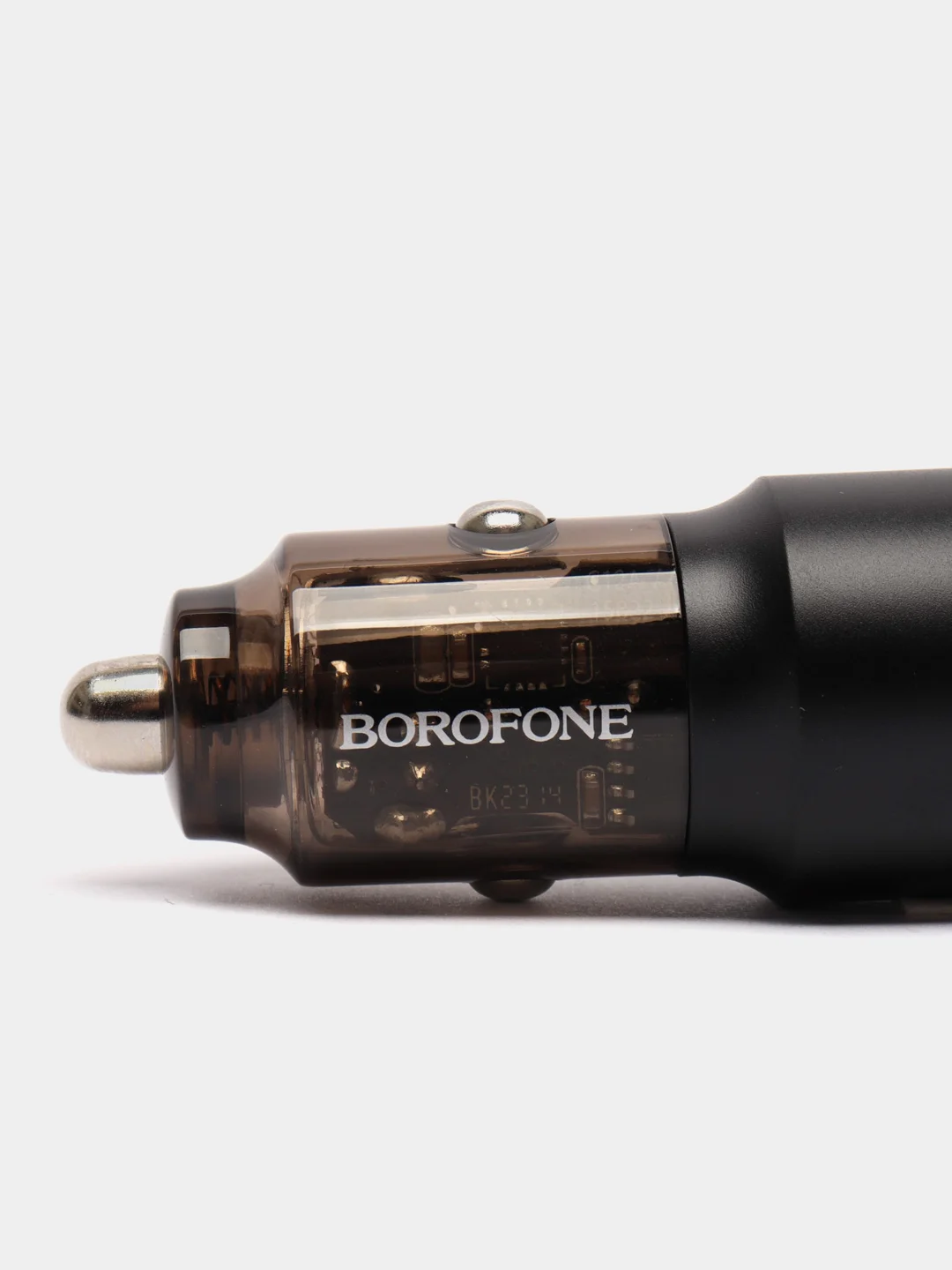 Черный автомобильное зарядное устройство Borofone BZ20A, 65W и 18W