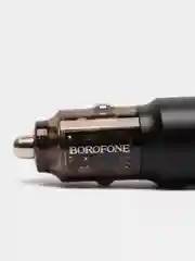 Черный автомобильное зарядное устройство Borofone BZ20A, 65W и 18W