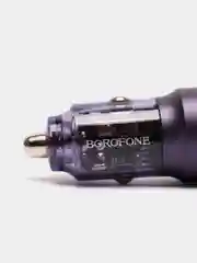 Фиолетовый автомобильное зарядное устройство Borofone BZ20A, 65W и 18W