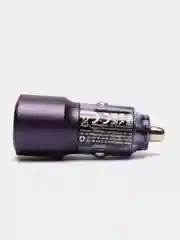 Фиолетовый автомобильное зарядное устройство Borofone BZ20A, 65W и 18W