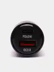 Фиолетовый автомобильное зарядное устройство Borofone BZ20A, 65W и 18W