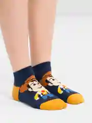 Синий носочки с героями мультфильмов