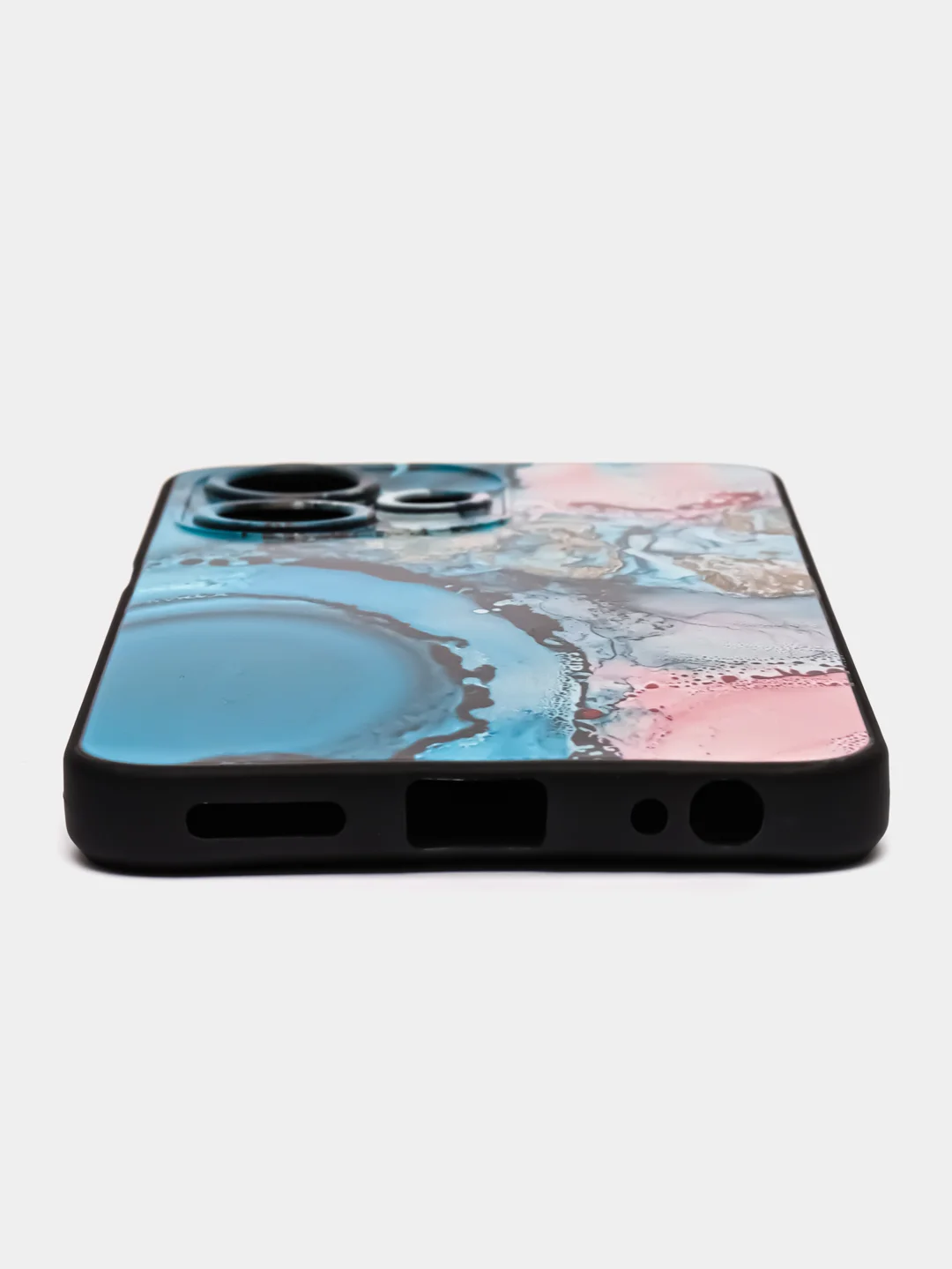 Фуксия силиконовый чехол для Infinix HOT 30i (Инфиникс Хот 30 Ай), с принтом, с рисунком