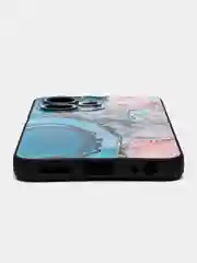 Фуксия силиконовый чехол для Infinix HOT 30i (Инфиникс Хот 30 Ай), с принтом, с рисунком