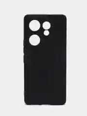 Черный чехол Broscorp для Tecno Camon 20 Premier матовый, силиконовый, тонкий, бортик вокруг камер