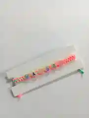 Именной браслет со светящимися бусинами, ручная работа