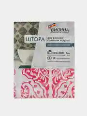 Красный шторы для ванной комнаты с кольцами, занавес, шторка 180х180 см