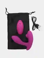 Фиолетовый вибратор женский, для клитора, вакуумная стимуляция, с USB, пульт дистанционного управления