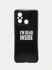 Небесно-голубой чехол для Xiaomi Redmi 12C, с принтом, с рисунком (Сяоми Редми 12С)