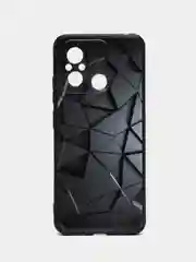 Тёмно-серый чехол для Xiaomi Redmi 12C, с принтом, с рисунком (Сяоми Редми 12С)