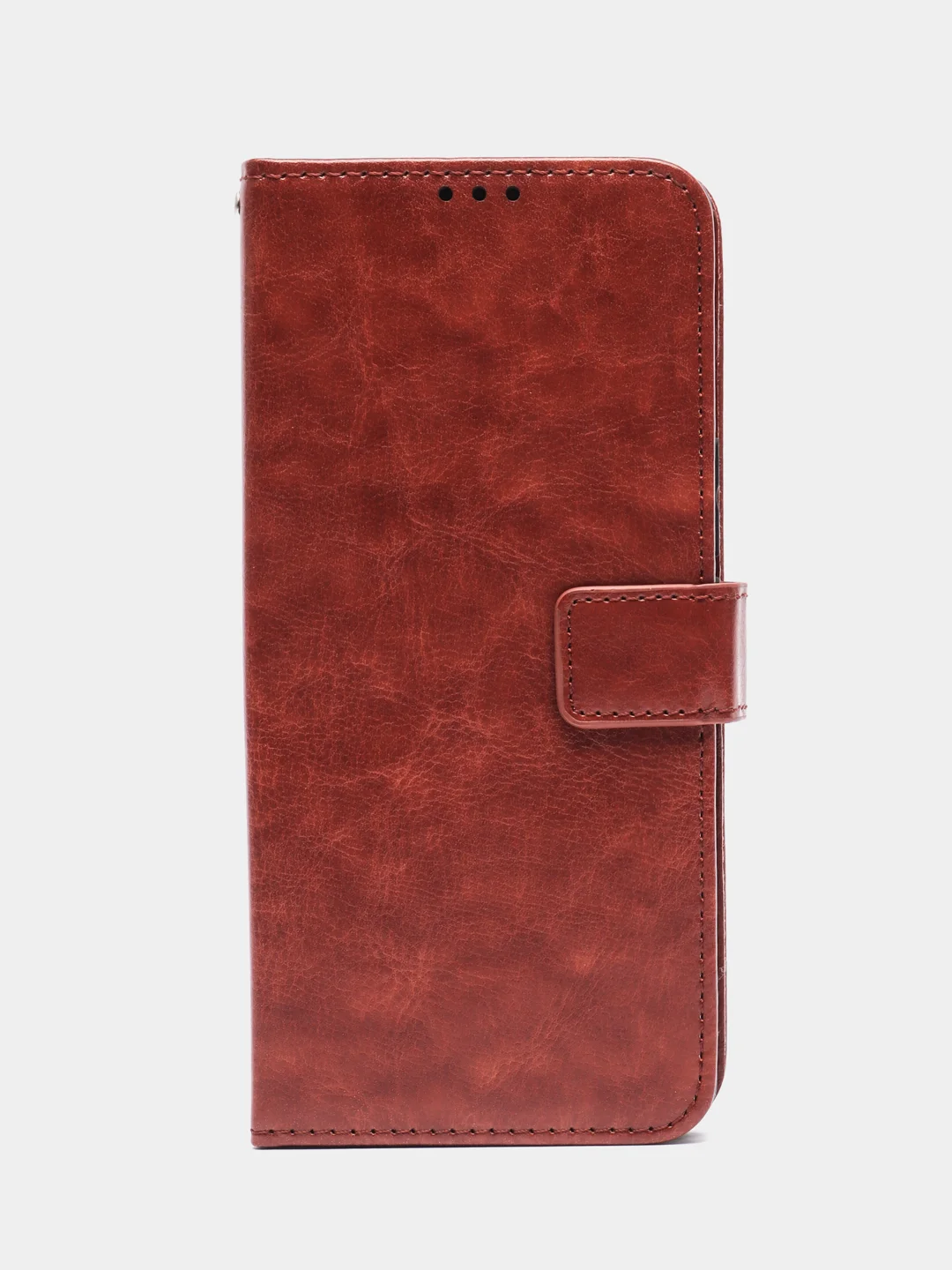 Багровый чехол-книжка с магнитной застежкой для Vivo V27 (Виво В27)