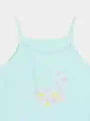 Бирюзовый майка нижняя "Фламинго", Donella