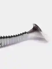 Белый приманка силиконовая, ребристая, виброхвост