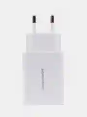 Белый зарядное устройство Borofone BA21A + кабель Type-C, Micro-USB (QC 3.0, 3A, 18W) для Android