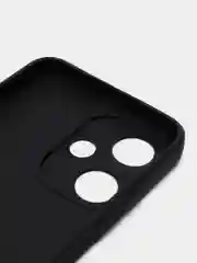 Черный чехол для Infinix Hot 30 Play (Инфиникс Хот 30 Плей), прозрачный
