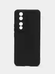 Черный чехол для Honor 90 (Хонор 90) прозрачный