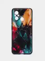 Фиолетовый чехол для Xiaomi Redmi 12C, с принтом, с рисунком (Сяоми Редми 12С)