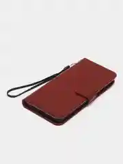 Багровый чехол-книжка с магнитной застежкой для Google Pixel 7 (Гугл Пиксель 7)