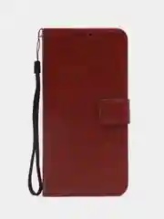 Багровый чехол-книжка с магнитной застежкой для Google Pixel 7 (Гугл Пиксель 7)