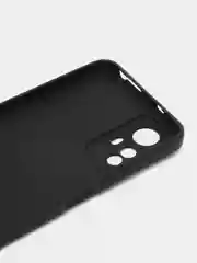Черный силиконовый чехол для Xiaomi Redmi Note 12S (Сяоми Редми Нот 12С), прозрачный черный
