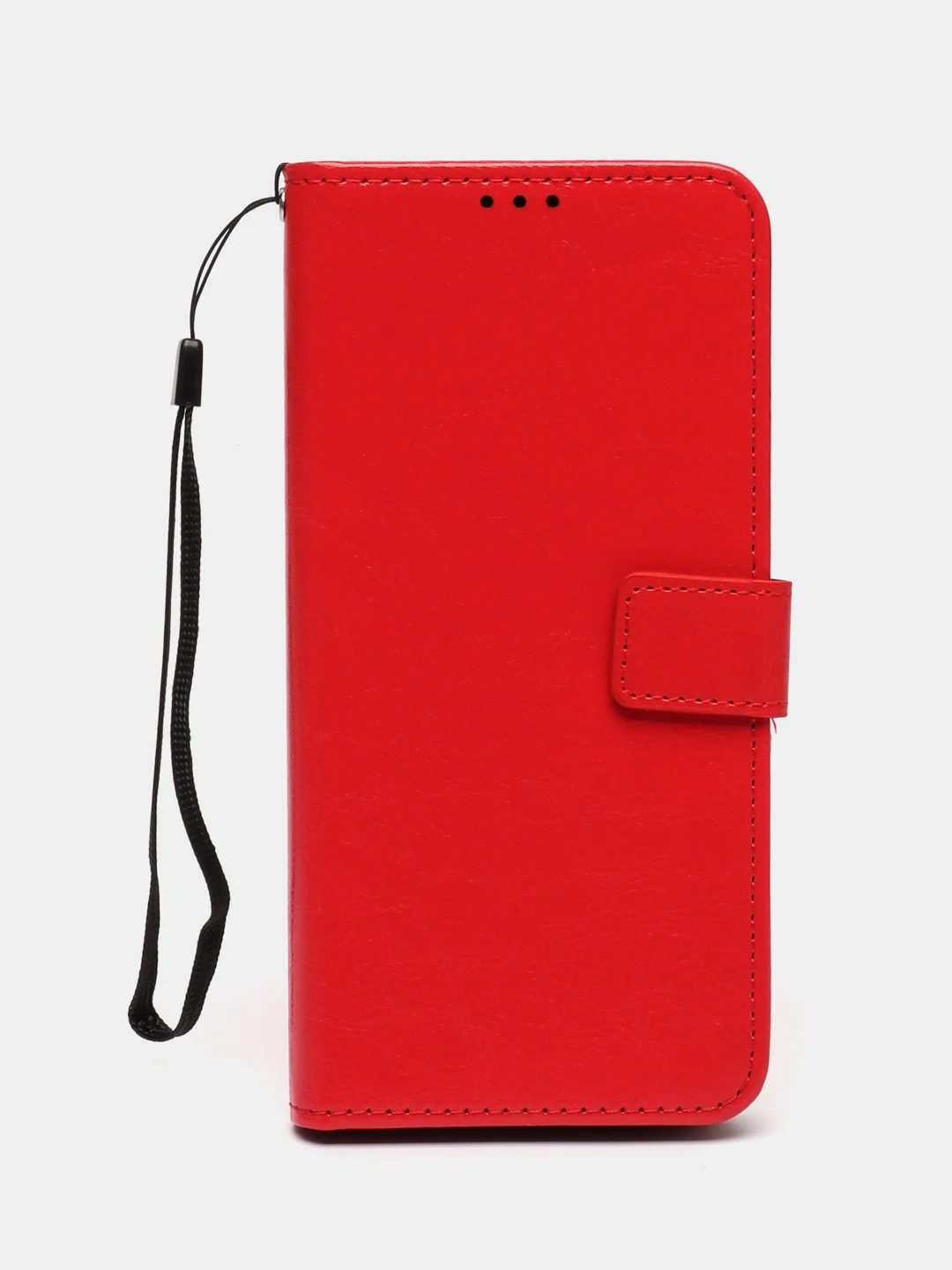 Красный чехол-книжка с магнитной застежкой для OnePlus 10T (Ван Плюс 10Т)