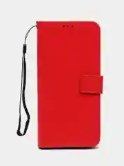 Красный чехол-книжка с магнитной застежкой для OnePlus 10T (Ван Плюс 10Т)