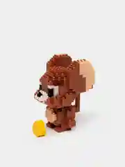 Коричневый детский 3D конструктор, игрушка развивающая