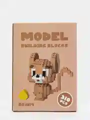 Коричневый детский 3D конструктор, игрушка развивающая