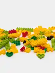 Желтый детский 3D конструктор, игрушка развивающая