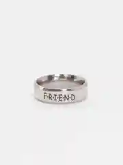 Серый кольцо на Новый Год "Friend", "Друг"