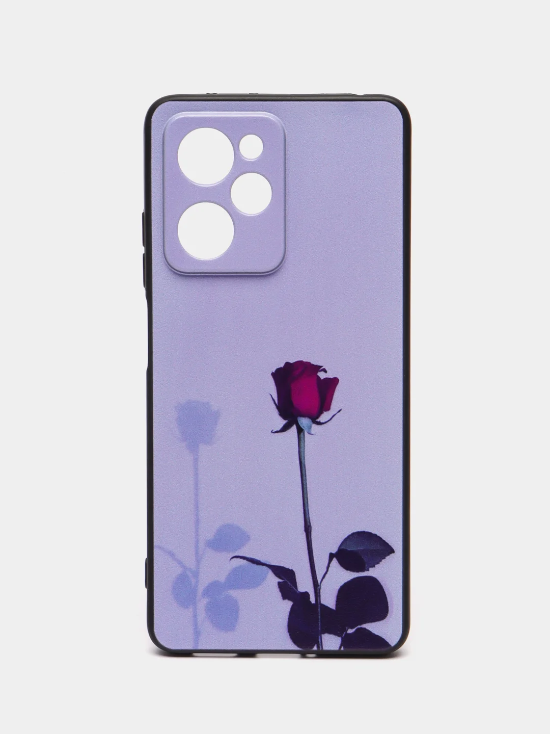 Серебряный чехол для Xiaomi Poco X5 Pro 5G (Сяоми Поко Х5 Про 5 Джи), с принтом, с рисунком