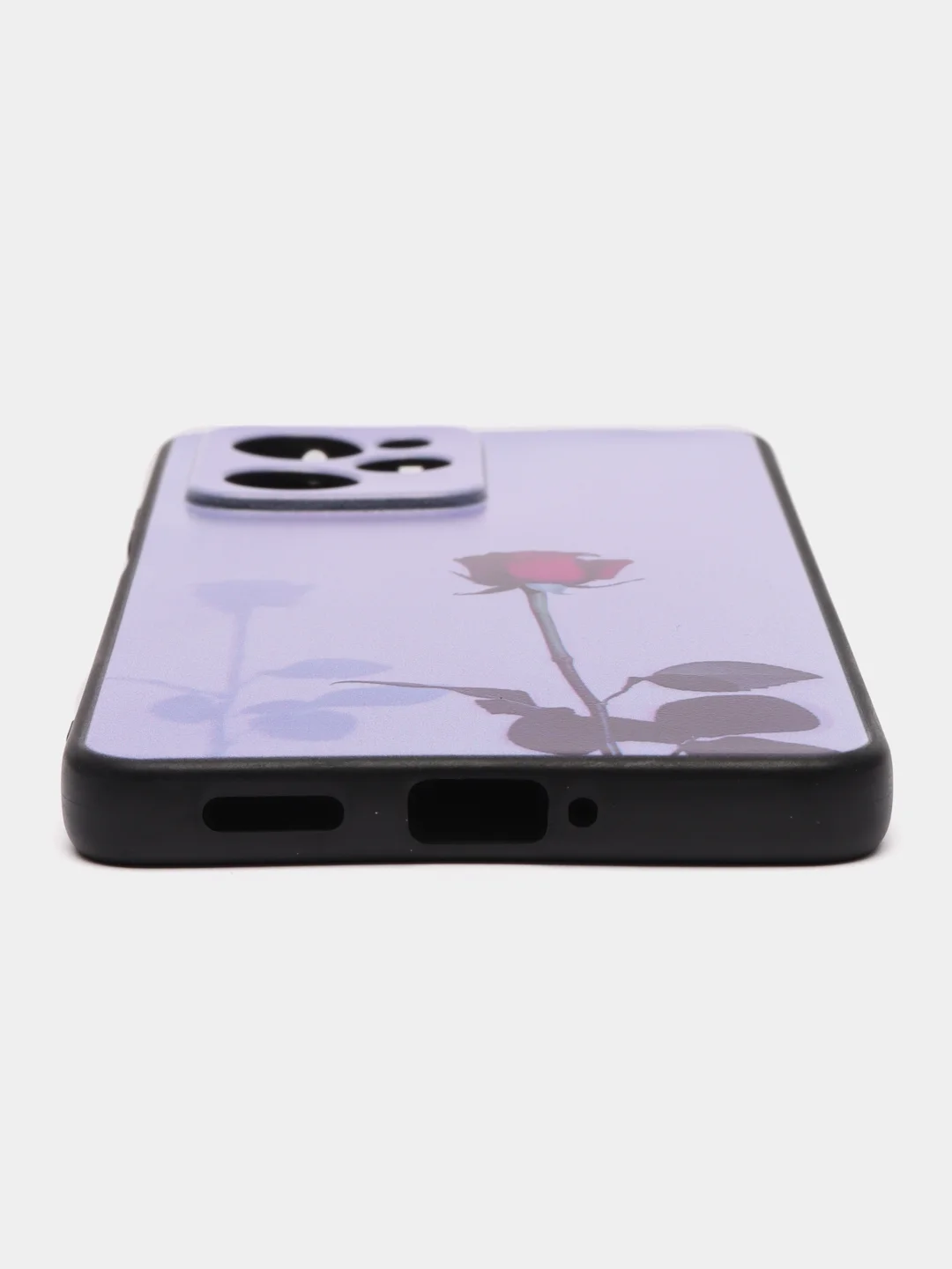 Серебряный чехол для Xiaomi Poco X5 Pro 5G (Сяоми Поко Х5 Про 5 Джи), с принтом, с рисунком