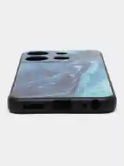 Тёмно-бирюзовый силиконовый чехол для Tecno Spark Go 2023 / Pop 7 Pro / Pop 7 (Техно Спарк Го 2022 / Поп 7 Про), с принтом, рисунком