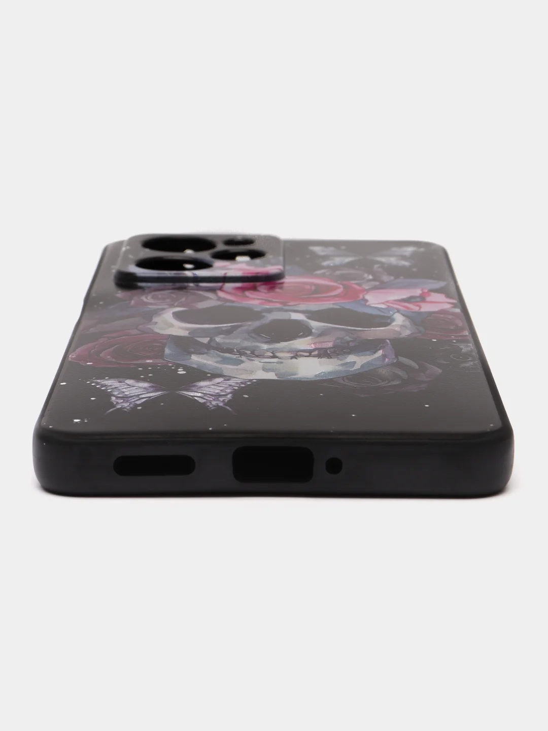 Тёмно-бордовый чехол для Xiaomi Poco X5 Pro 5G (Сяоми Поко Х5 Про 5 Джи), с принтом, с рисунком