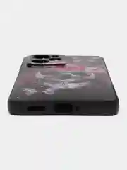 Тёмно-бордовый чехол для Xiaomi Poco X5 Pro 5G (Сяоми Поко Х5 Про 5 Джи), с принтом, с рисунком