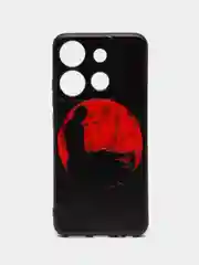 Сиреневый силиконовый чехол для Tecno Spark Go 2023 / Pop 7 Pro / Pop 7 (Техно Спарк Го 2022 / Поп 7 Про), с принтом, рисунком