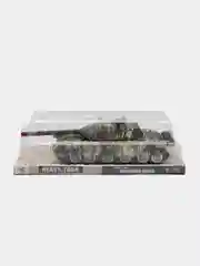 Зелёный хаки танк инерционный, в слюде