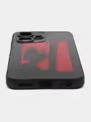 Рыжий чехол на Infinix Hot 30 Play / Инфиникс Хот 30 Плей прозрачный, с рисунком, защита камеры