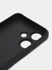 Угольный чехол на Infinix Hot 30 Play / Инфиникс Хот 30 Плей прозрачный, с рисунком, защита камеры