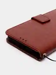 Багровый чехол-книжка с магнитной застежкой для OnePlus 10T (Ван Плюс 10Т)