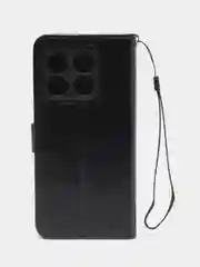 Черный чехол-книжка с магнитной застежкой для OnePlus 10T (Ван Плюс 10Т)