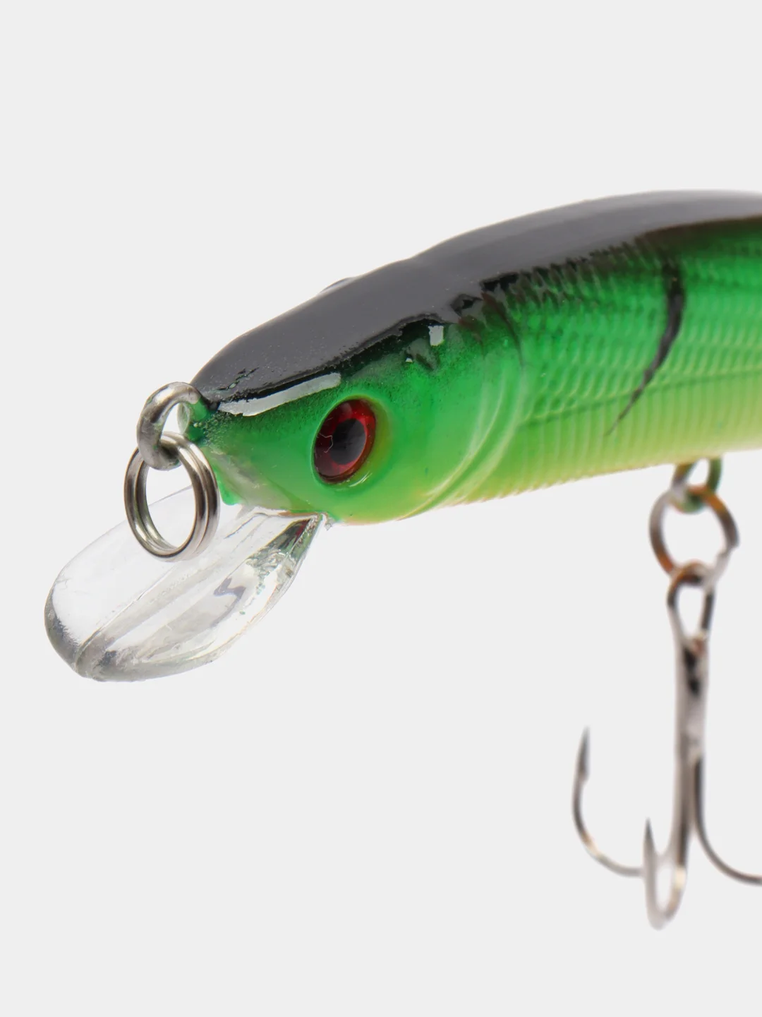 Зеленый воблер для рыбалки minnow минноу 10 см, 8,4 гр, с заглублением