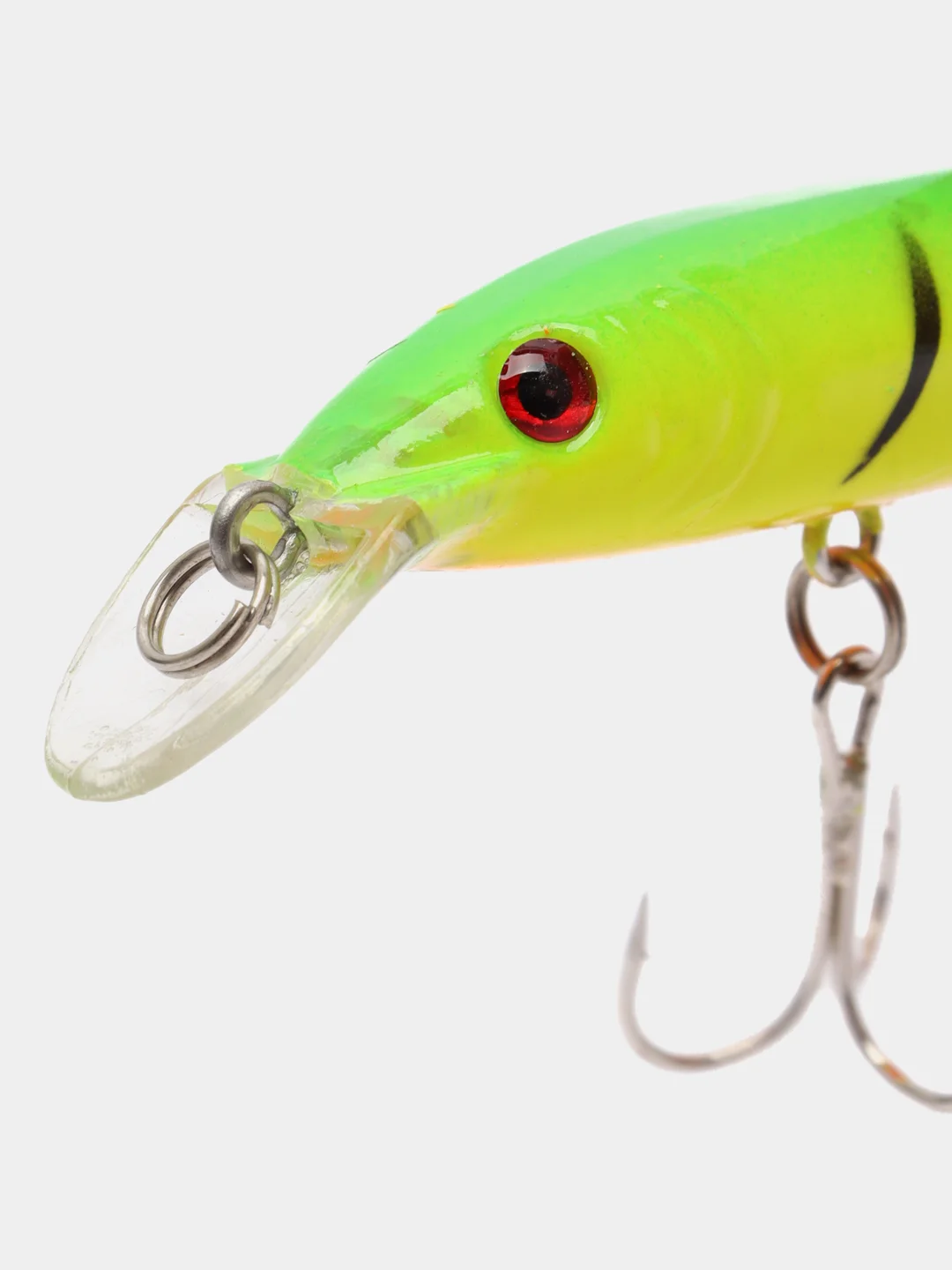 Салатовый воблер для рыбалки, двухсоставной minnow 10,5 см, 9,2 гр