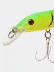 Салатовый воблер для рыбалки, двухсоставной minnow 10,5 см, 9,2 гр