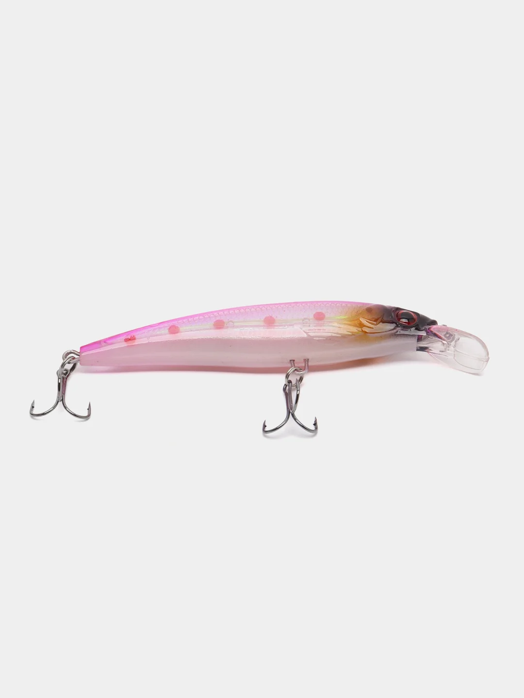 Розовый воблер для рыбалки Minnow, 11 см, 13,4 гр
